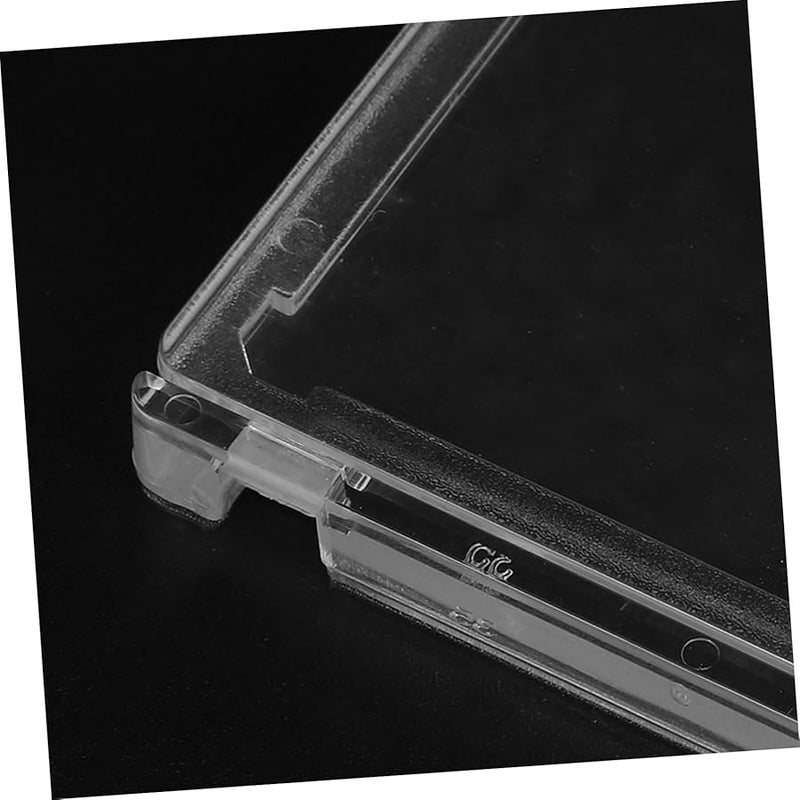 4 Pack Plastic Sports Card Holder Display Stand Portable Modern Design Black - Image 3